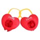 thumbnail image 5 of Diadema de Peluche Corazón con Letras Amor Gorro Acolchado Sombrero Ornamental Accesorio para Disfraz Creativo Manual Adecuada para Adultos Parejas, 5 of 9