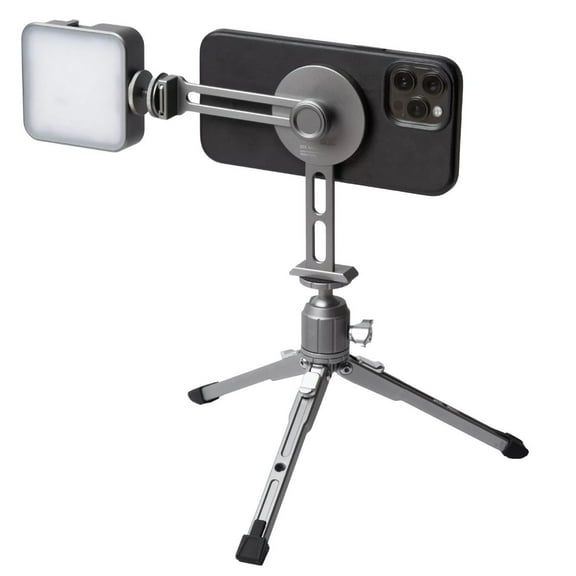NiSi Explorer MX-KIT Magnetic Tripod Phone Mount with Table Top Tripod and LED Light