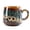 blue, variant on 12oz Cool Unique Mugs, Handmade Ceramic Coffee Mug, Great Gift for Men Women, Microwave & Dishwasher Safe ,For Tea, Coffee, and Milk Home Office (Red)