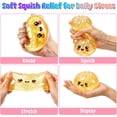 thumbnail image 3 of Glitter Dumpling Squishy Toys with Steamer, 8.5cm Large Shimmer Bao Stress Relief Fidget Toy for Desktop Decor, Novelty Gift & Party Favors, 3 of 6