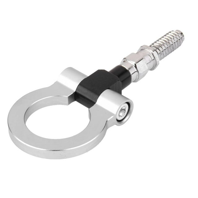 DYNWAVECA Aluminum Car Tow Bar hook and eye Towing Trailer Racing Front Rear For European Model -