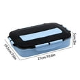 thumbnail image 5 of TIMIFIS Can Cover Kitchen Accessories Microwave Lunch Box Japanese Wood Bento Box 2 Layer Container Storage New, 5 of 5