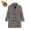 Khaki, variant on OGLCCG Boys Double Breasted Wool Blend Trench Coat Winter Pea Coat with Pockets Fashion Warm Notch Lapel Collar Long Jacket 1-15 Years