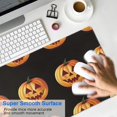 thumbnail image 4 of Long Mouse Pads for Desk,Halloween Realistic Pumpkins Pattern Desk Mats on Top Of Desks, Desk Mouse Pad Extra Large with 3mm Non-Slip Base and Stitched Edge for Gaming,Office,Work,Home 31.5x11.8in, 4 of 5
