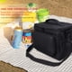 thumbnail image 3 of Térmica Hombro Almuerzo Tote Contenedor Comida Picnic Aislado (Negro), 3 of 9