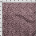 thumbnail image 4 of oneOone Viscose Chiffon Maroon Fabric Asian Batik Paisley Dress Material Fabric Print Fabric By The Yard 42 Inch Wide, 4 of 4