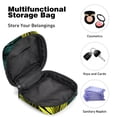thumbnail image 4 of Frond Small Bag Period Pouch Small Wire Pouch Zipper Pencil Case Pouch in Plush Fabric, Sponge, and Oxford Cloth - 4.7x6.6x6.6 in, Ideal for Menstrual Pad Storage, 4 of 6