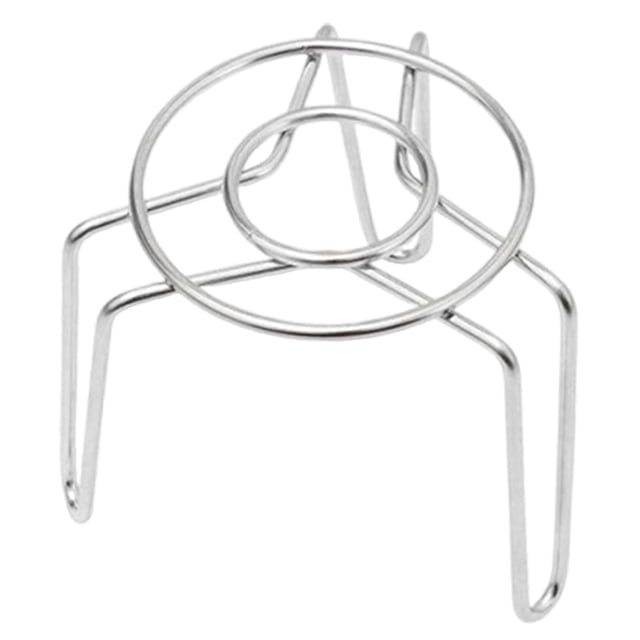 Mini rejilla para cocinar al vapor de acero inoxidable, soporte apilable para ollas eléctricas largo