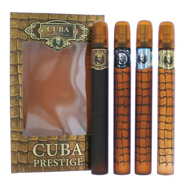 Cuba amgcubp4 1,17 Oz Coffret Cadeau de Prestige pour Homme&44; 4 Pièces