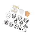 thumbnail image 1 of Polymer Clay Cutter Stainless Steel Pottery Polymer Clay Tool DIY Earring Cutting Mold Jewelry Making, 1 of 8