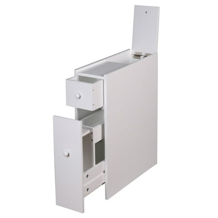 bathroom storage organizer kitchen cabinets cabinet space floor saver narrow bath slim toilet standing movable drawers crevice stand topfire drawer