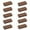 B, variant on Modern Wooden Display Rack for Postcards and Photos Versatile Home Organizer with Sleek Minimalist Design 10PCS
