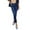 Dark Blue, variant on WXLWZYWL Women's Plus Size Stretch Mid Rise Blue Denim Jeans Pants Skinny Leg Slim Fit Stylish and Comfortable Bootcut Jeans