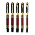 thumbnail image 6 of Dusknt Clearance Sale! Chinese Style Wood Grain Fountain Pen Yirtree Pen Vintage Collection with Ink Converter Smooth Writing Calligraphy Business Gift, 1*Chinese Style Wood Grain Fountain Pen, 6 of 9