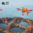 thumbnail image 4 of 6- Gyro 4Channel 2.4G RC 4K Modo sin cabeza Control de la aplicación de retención de altitud Radio Control RC Quadcopt 2 Cámara 2 Batería O Baoblaze Cámara HD de aviones RC, 4 of 8