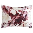 thumbnail image 3 of Nanshing Rose 3 Piece Reversible Microfiber Comforter Set, Purple, Queen, 3 of 3
