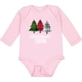 thumbnail image 3 of Inktastic Christmas Squad with Plaid Trees Boys or Girls Long Sleeve Baby Bodysuit, 3 of 5