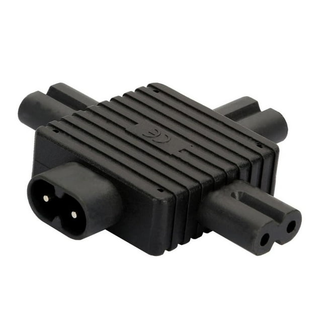 Adaptador de corriente IEC320 C8 a 3X C7 Yotijar