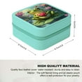 thumbnail image 2 of ZFLMY Frog Heart Lily Pad Jewelry Storage Box for Women Travel Case Green, 2 of 5