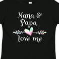 thumbnail image 4 of Inktastic Nana and Papa Love Me- Heart Grandchild Boys or Girls Toddler T-Shirt, 4 of 5