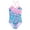 Pink, variant on Usaibhir Girls One Piece Swimsuits Hawaiian Ruffle Swimwear Beach Bathing Suit 4-12 Years