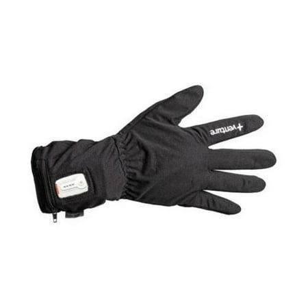 Venture Battery Powered Heated Glove Liners (Black, (Best Rated Battery Heated Gloves)