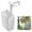 White, variant on HonestMatter Fish Tank Plant Holder, Aquarium Plant Holder with Adjustable Clamp, Plant Holder for Fish Tank Hydroponic Basket, 1 Pack