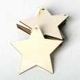 thumbnail image 3 of HONITANO 10Set Rustic Stars for Crafts and Home Decoration in Khaki Color, 3 of 8