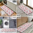 thumbnail image 6 of White Cow Milk Strawberry Pattern Kitchen Rug Mat,Kitchen Runner Rugs Non Skid Washable,Decorative Kitchen Floor Mats for Kitchen,Sink,Laundry,17"x47.2", 6 of 7