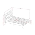 thumbnail image 2 of East West Furniture Nolan Traditional Engineered Wood Queen Bed in White/Black, 2 of 7