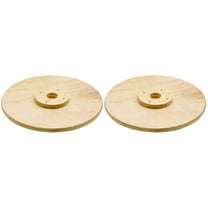 Raindrops 2pcs Dumbbell Plate for Sports Convenient Bumper Plate Weight Plate Wood Bumper Plate