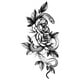 thumbnail image 2 of Tatuajes temporales para hombres, mujeres y adultos. Tatuajes abstractos con rosas., 2 of 2