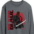 thumbnail image 3 of Marvel - Blade With Logo - Men's Long Sleeve Graphic T-Shirt, 3 of 5