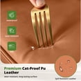 thumbnail image 3 of FASTES Office Chair, 500lbs Big and Tall Office Desk Chair Heavy Duty Ergonomic Leather Chairs with Lumbar Support High Back Computer Chair with Footrest, Brown, 3 of 8