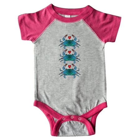 

Inktastic Blue Crab Lover Gifts Gift Baby Boy or Baby Girl Bodysuit