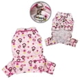 thumbnail image 2 of Klippo KBD098S Girly Monkey Flannel Pajamas with 2 Pockets, Pink - Small, 2 of 4