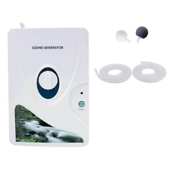 Generador de ozono portátil de 600 mg, ozonizador de agua O3, máquina de ozono para aire doméstico, agua, frutas y verduras. Enchufe europeo.