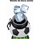 thumbnail image 3 of Botella Agua Plegable Deportiva Forma de Balón Fútbol Basquetbol Beisbol Tenis, Termo Portable. Botella Plegable para Viaje Deportes Xtellar blanco, 3 of 4