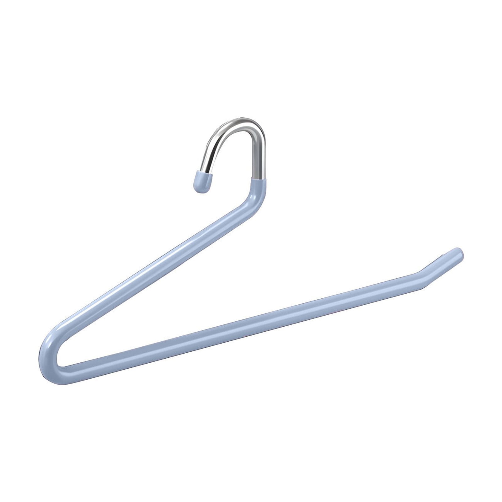 Open Ended Pants Hangers, Heavy Duty Non Slip for Closet, Space Saving Trouser Hangers, Non Marking Contoured Hangers, Metal Pant Hanger for Jeans, Trouser, Leggings, Slacks, Underwear