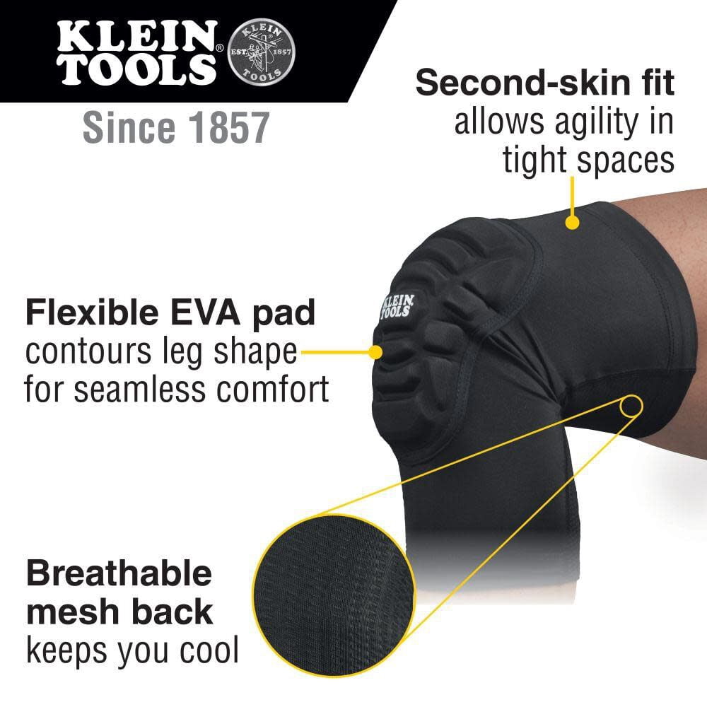 Klein Tools Lightweight Knee Pad Sleeves L/xl