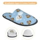 thumbnail image 3 of Balery Terrier Pantuflas de Casa de Felpa Silenciosas con Diseño Estampado, Zapatillas Cómodas Antideslizantes de Algodón para Interior-Medium, 3 of 8