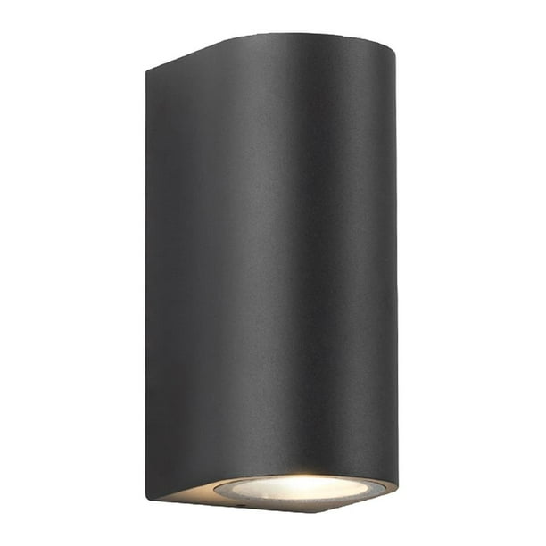 Luz De Pared Cilíndrica Luz De Tiro Arriba Abajo Cilindro De Voltaje Universal Luz De Tiro Arriba Abajo Con Luz Cálida Impermeable Para Patio De Pasillo Moyic HA019609-00