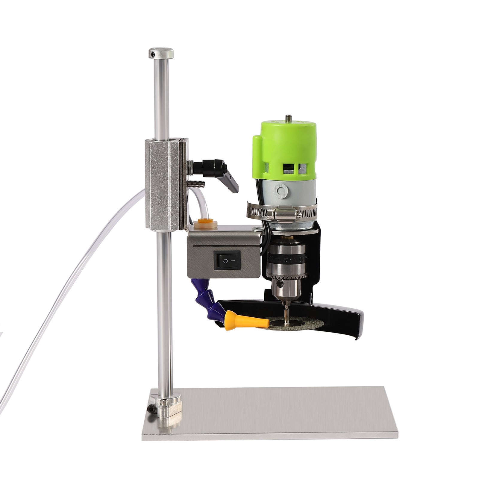 ToppiJoy Electric Glass Bottle Cutter, Glass Bottle Cutting with 3 Saw Blades, Glass Cutter Machine Adjustable Speed