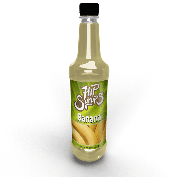 Hip Syrups Banana Simple Syrup, 25.4 fl oz