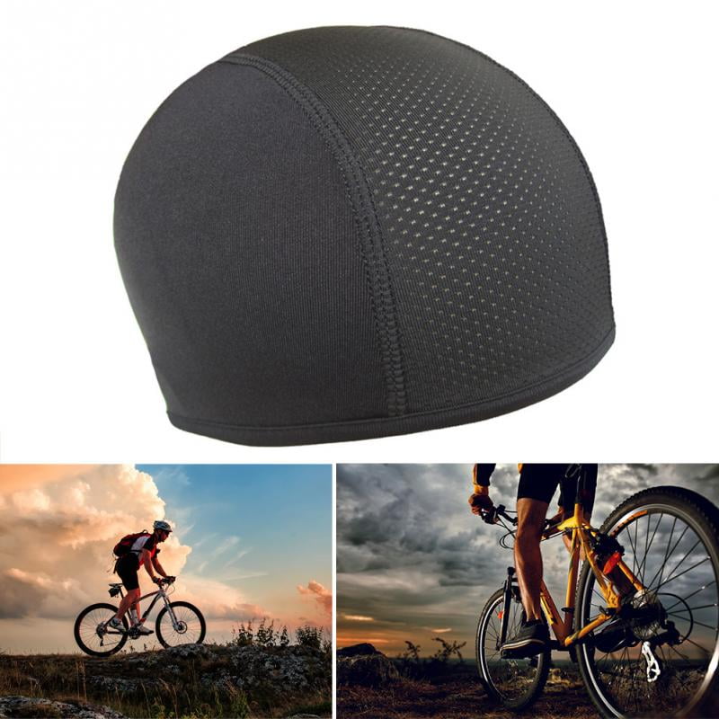 cycling skull cap under helmet
