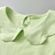 thumbnail image 3 of Gibobby Camisa De verano Camiseta de verano para niñas, pequeña, , de manga corta, con cuello redondo, Color sólido, informal, exclusiva para la playa de 0 a 6 años （Verde， 5-6 Años), 3 of 5
