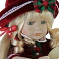 thumbnail image 2 of Northlight 17.5" Porcelain "Jamie" on Wooden Rocking Horse Collectible Christmas Doll, 2 of 4
