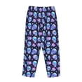 thumbnail image 5 of Daiia star Skull flower crystal Women's Sleep Pant with Pockets and Drawstring,Pajama Pants-Large, 5 of 9