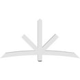 thumbnail image 4 of 72"W x 36"H x 4"D x 4"F, 12/12 Pitch, Alberta Architectural Grade PVC Gable Bracket, 4 of 8