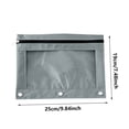thumbnail image 3 of Luoshdecor Pencil Pouch for 3 Ring Binder,Zipper 3 Ring Binder Pencil Pouch with Clear Window Large Capacity Pen Holder Case Class Office Organizers, 3 of 6